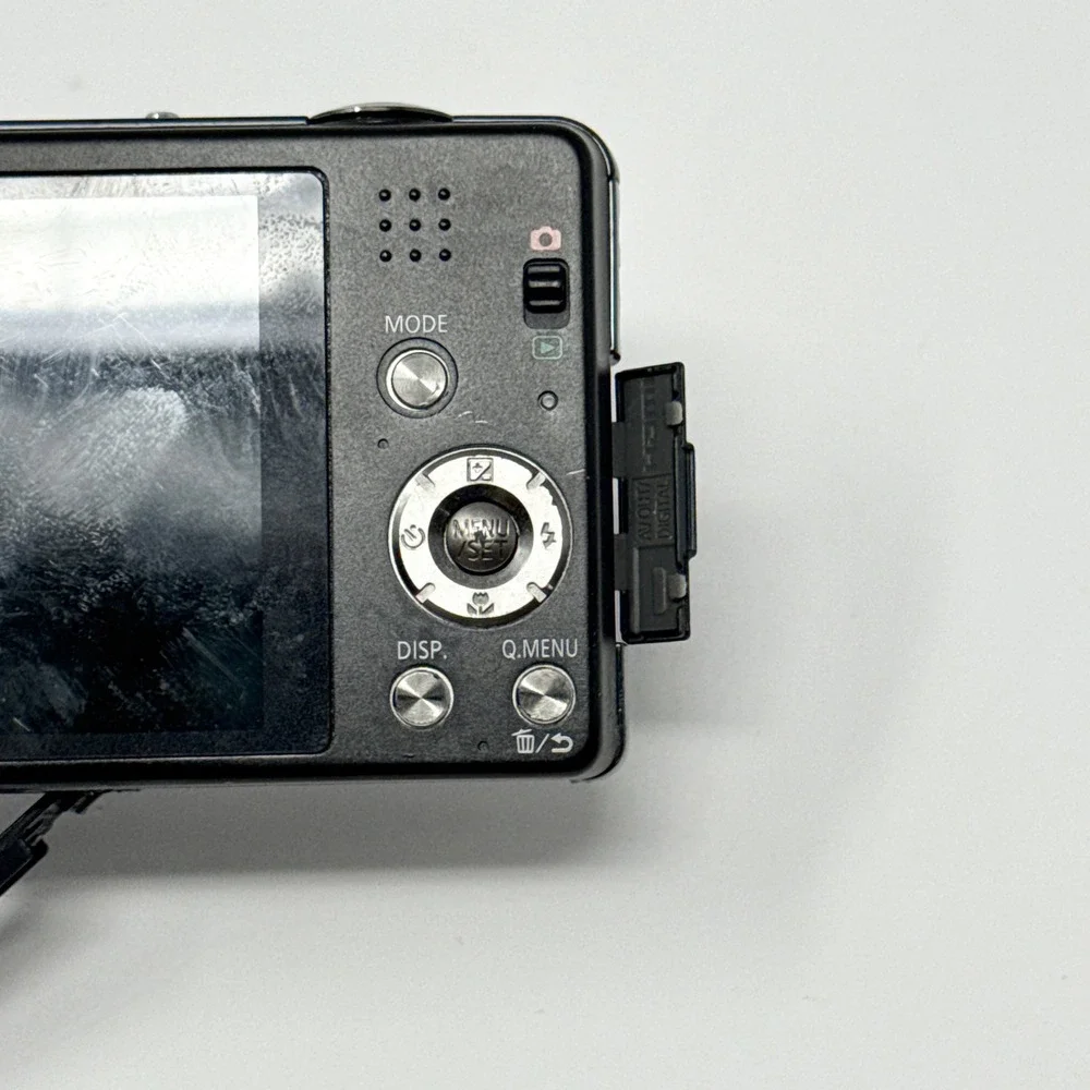 Panasonic Lumix DMC-SZ7 Black Digital Camera 10x Zoom For Parts Not Tested